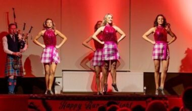 Pictures: Letterkenny & District Pipe Band hosts lively Burns Night