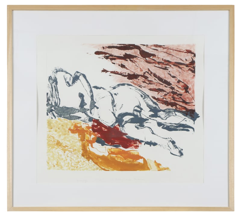 Nude, Cill Rialaig (€2,000-€3,000) by Barrie Cooke at Sheppard's Irish art auction