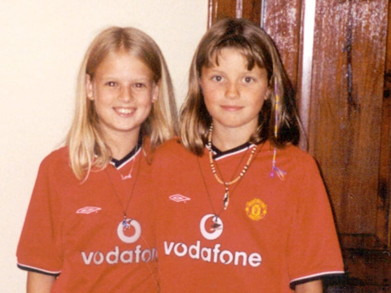 Holly Wells (left) and friend Jessica Chapman. Photograph: Getty