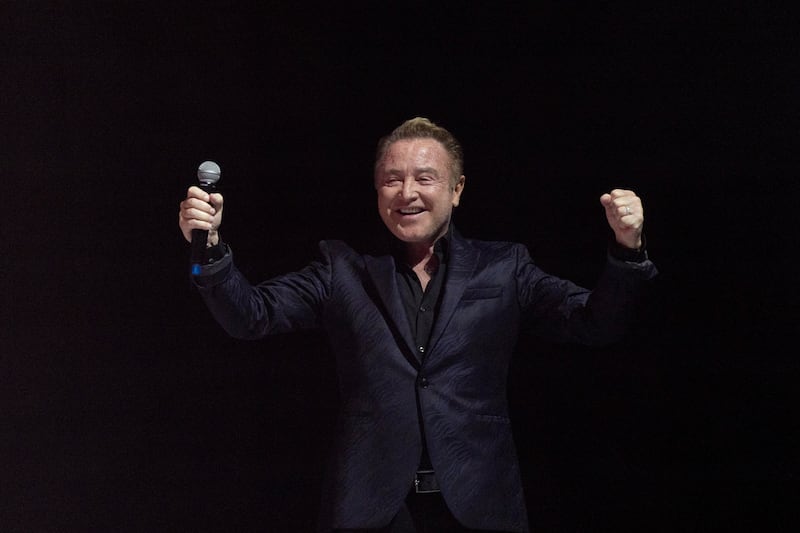 Michael Flatley during Lord of the Dance at the 3Arena.
