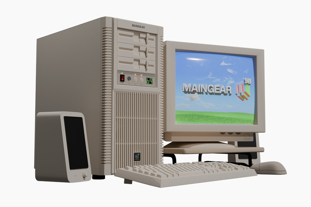 Maingear Retro98 Gaming Desktop 0 Hero