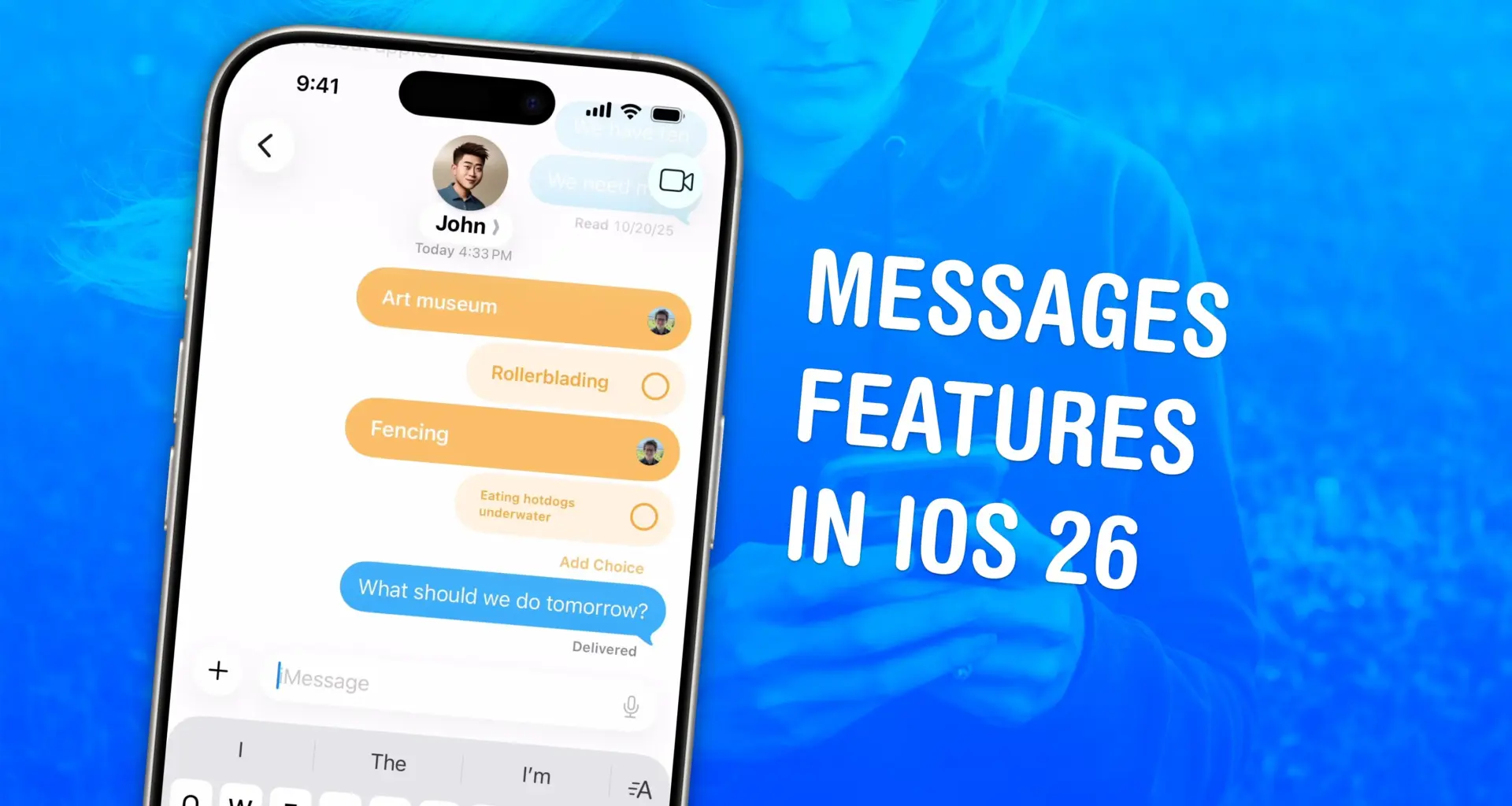 Messages Features in iOS 26