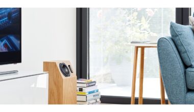 Neat Iota Alpha II small floorstander in living room