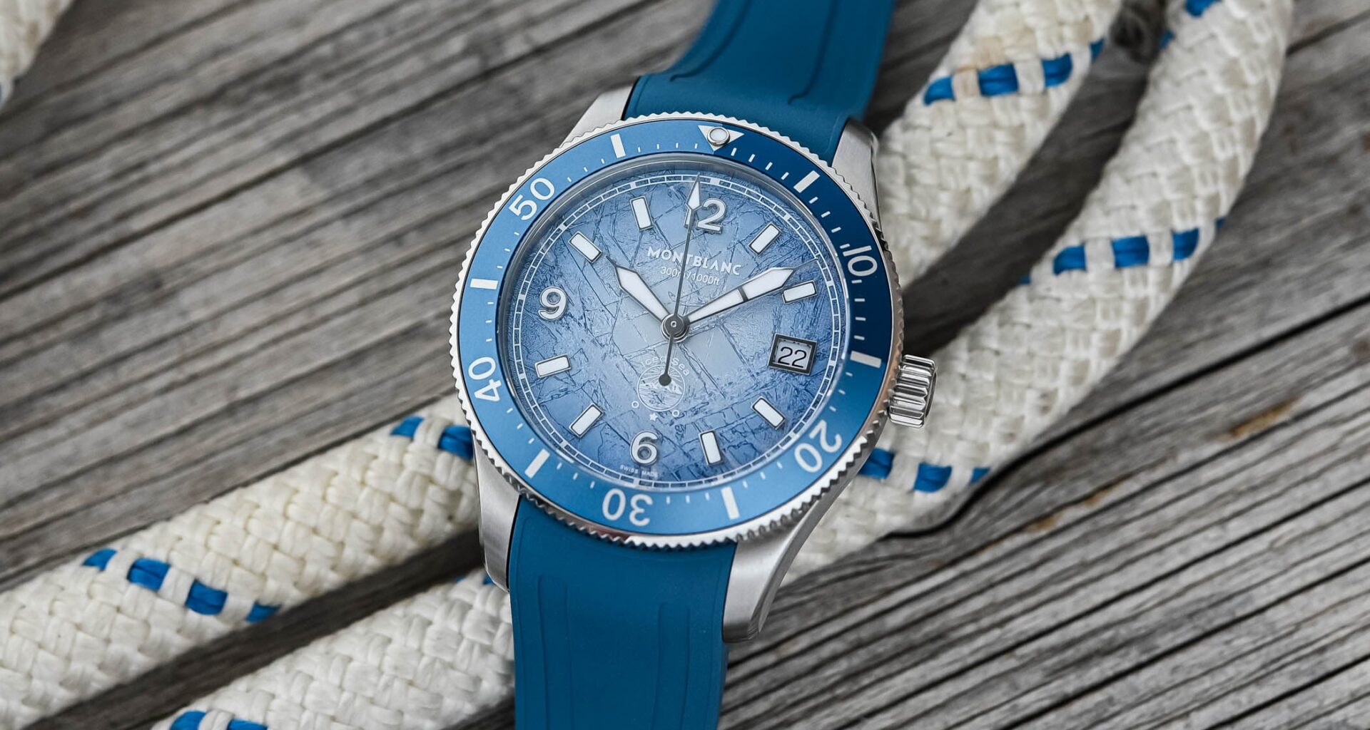 The Compact Montblanc Iced Sea Automatic Date 0 Oxygen 38mm