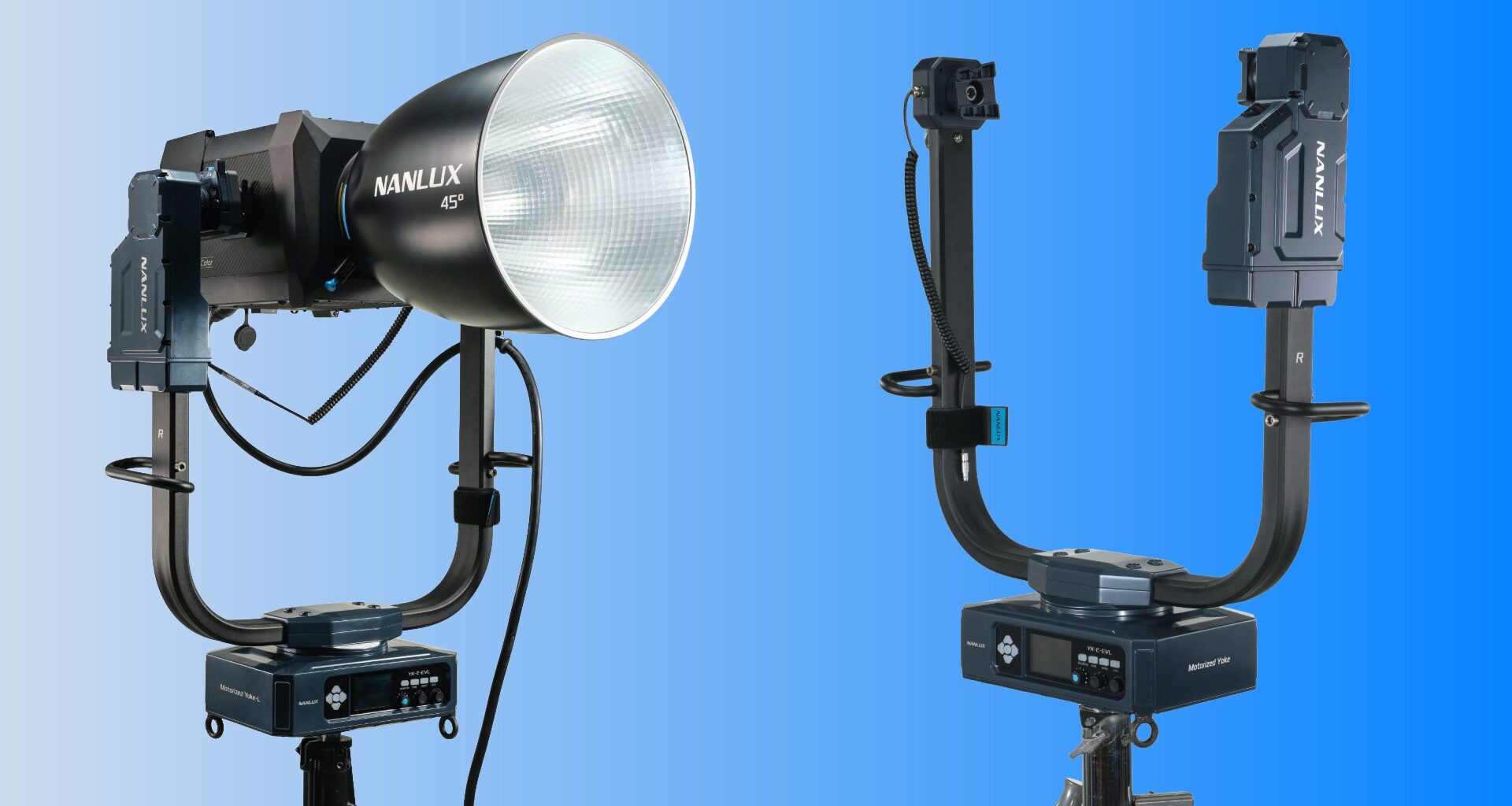 NANLUX Motorized Yoke-L Announced – IP66-Rated Pan/Tilt Control for Evoke 5000B and 2400B