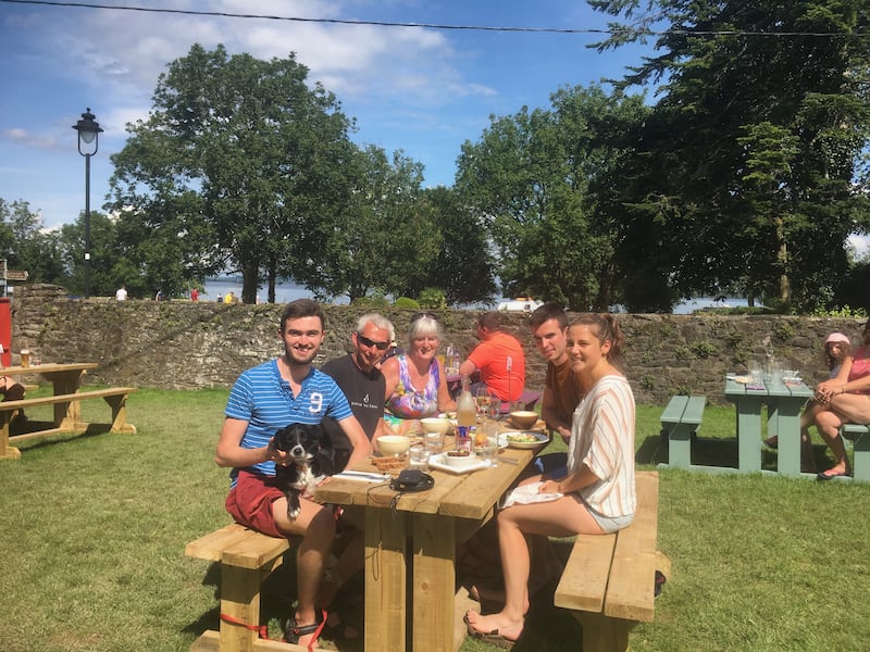 Rosaleen McElvaney and family in Leitrim