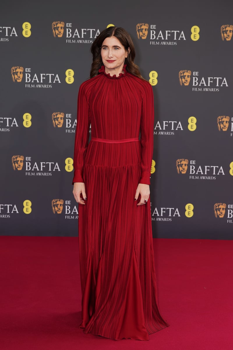 Kathryn Hahn at the 79th British Academy Film Awards. Photograph: Dominic Lipinski/Getty Images