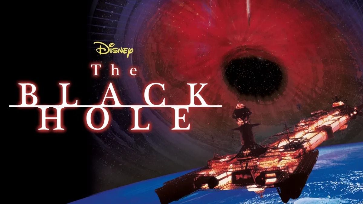 Disney+ artwork from the 1979 sci-fi movie "The Black Hole"