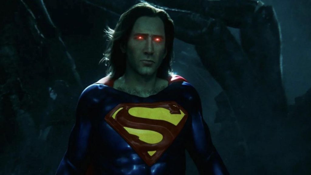 Nicolas Cage as Superman in Flash