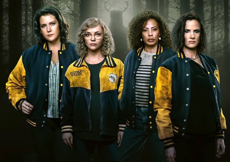 Melanie Lynskey, Christina Ricci, Tawny Cypress and Juliette Lewis in Yellowjackets. Photograph: Paramount