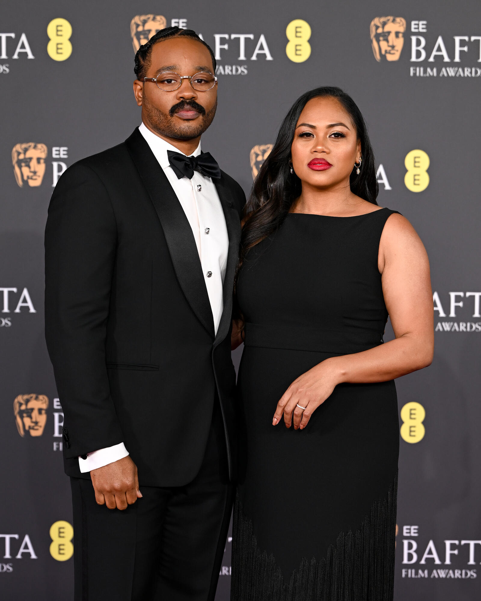 Ryan Coogler and Zinzi Coogler at the 2026 EE BAFTA Film Awards held at The Royal Festival Hall on February 22, 2026 in London, England.