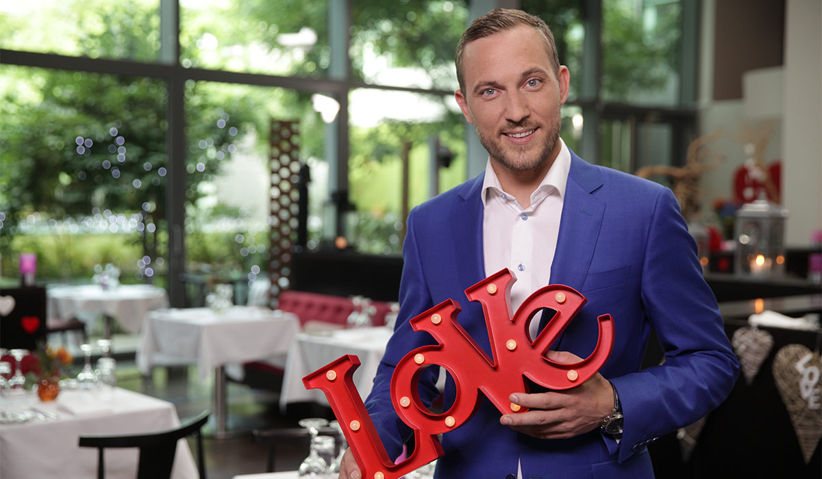 FIRST DATES IRELAND, Mateo Saina, the shows the affable maître d’. Pic: RTE