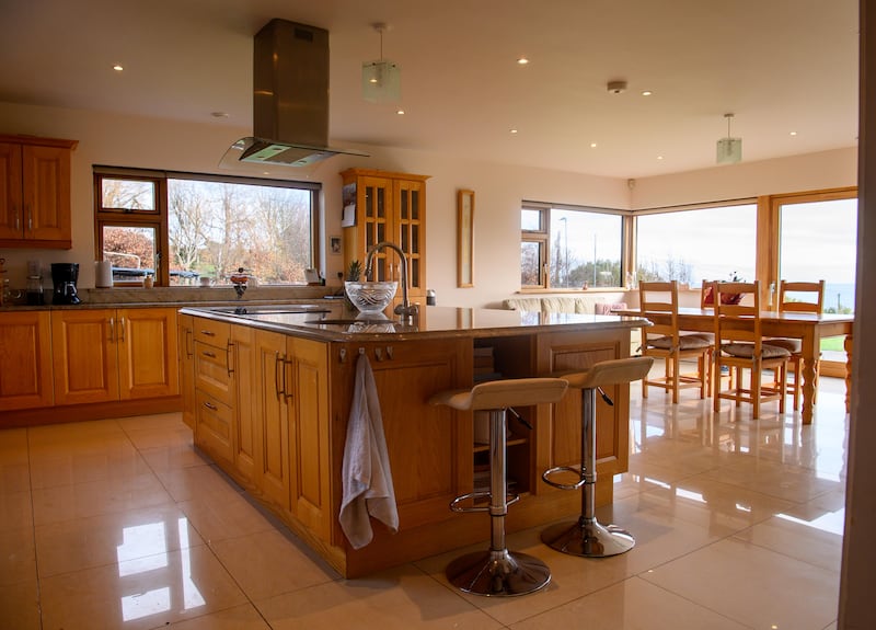Natural light floods the kitchen-dining room. Photograph: Daragh McSweeney/Provision