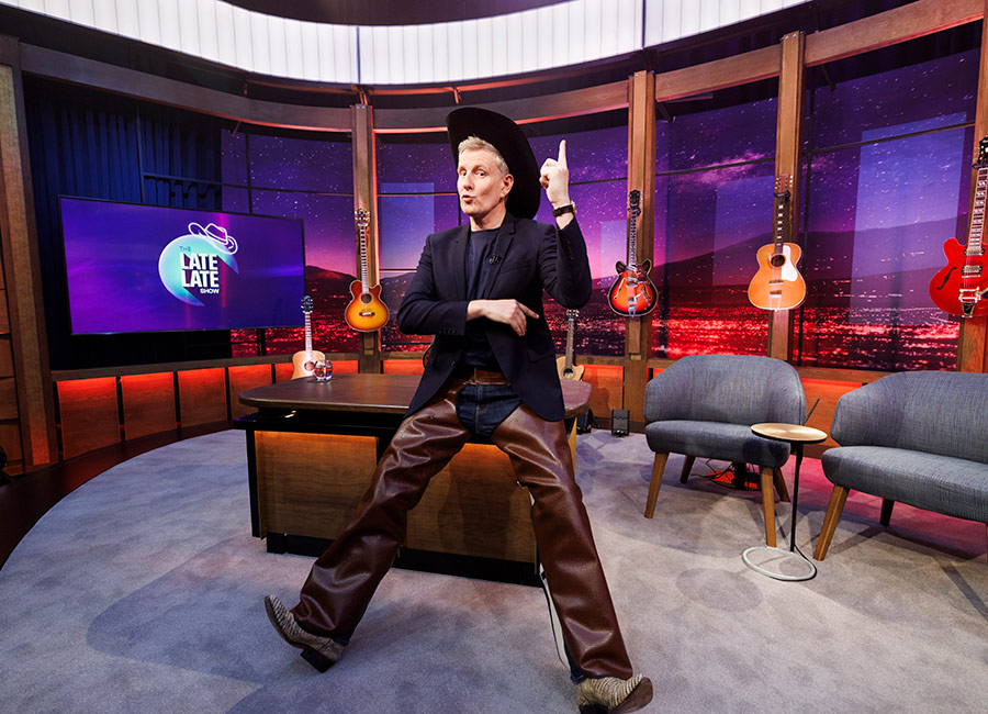 Patrick Kiely on the Late Late Show Country Special. Pic: Andres Poveda
