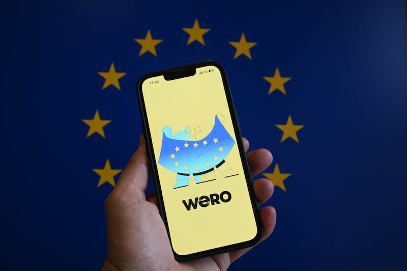 Some big EU banks are also pioneering a new EU payments system, Wero. Photograph: Nicolas Tucat/Getty Images