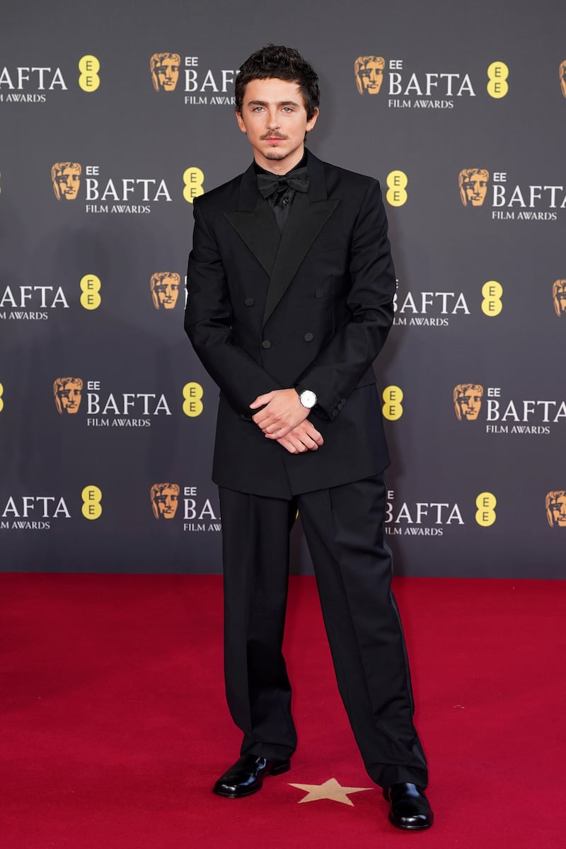 Timothée Chalamet at the 79th British Academy Film Awards. Photograph: Dominic Lipinski/Getty Images