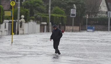 People urged to work from home with schools on alert as Met Éireann warns of more rain – The Irish Times
