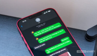 RCS on iMessage top of chat