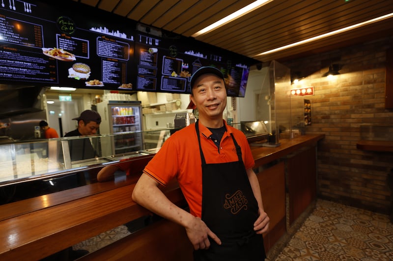 Jay Chen, who took over the Amber Grill in Rialto, Dublin, in 2022. Photograph: Nick Bradshaw