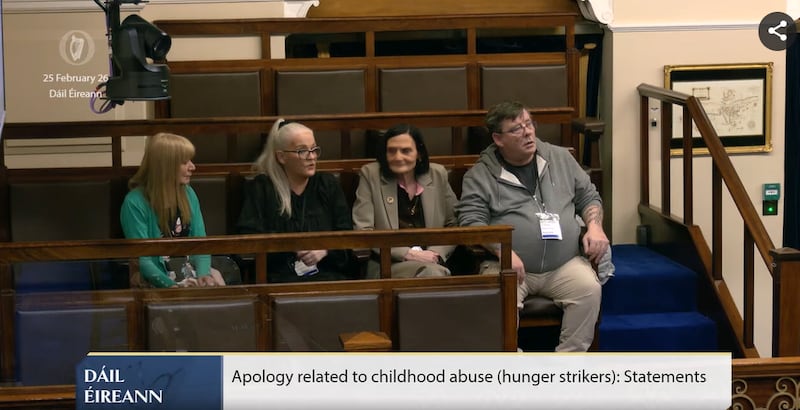 State apology to survivors of industrial and reformatory schools. Photograph: Oireachtas TV
