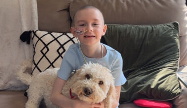 Little warrior Ruby gets the all-clear!