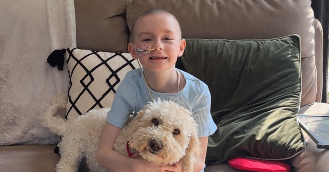 Little warrior Ruby gets the all-clear!