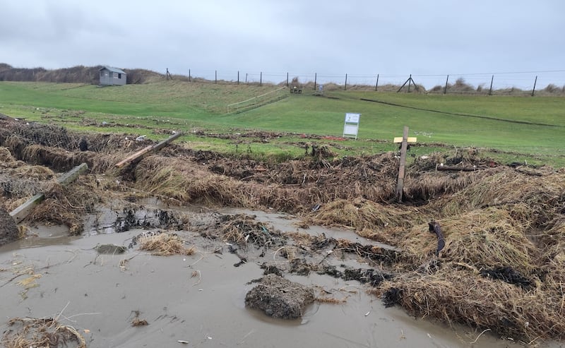 Laytown Pitch and Putt Club in Co Meath has been repeatedly damaged by coastal erosion