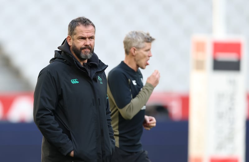 Ireland head coach Andy Farrell. Photograph: Billy Stickland/Inpho