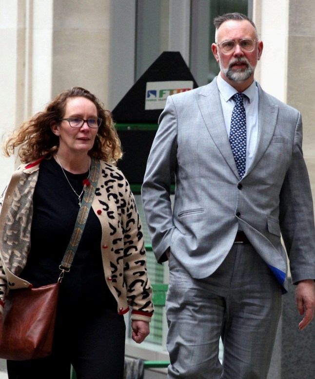 Champion News Service Ltd news@championnews.co.uk Tel: 07948286566 / 07914583378 Picture shows Ernest and Michelle Sinar outsid,e London's High Court during fight over will of Kassy Sinar.