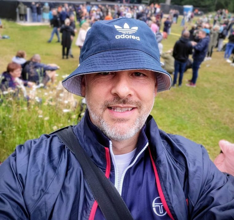 Robert Cochran, 57, is a pensions expert at Scottish Widows. Robert recently watching Primal Scream (Photo: supplied by Robert Cochran)