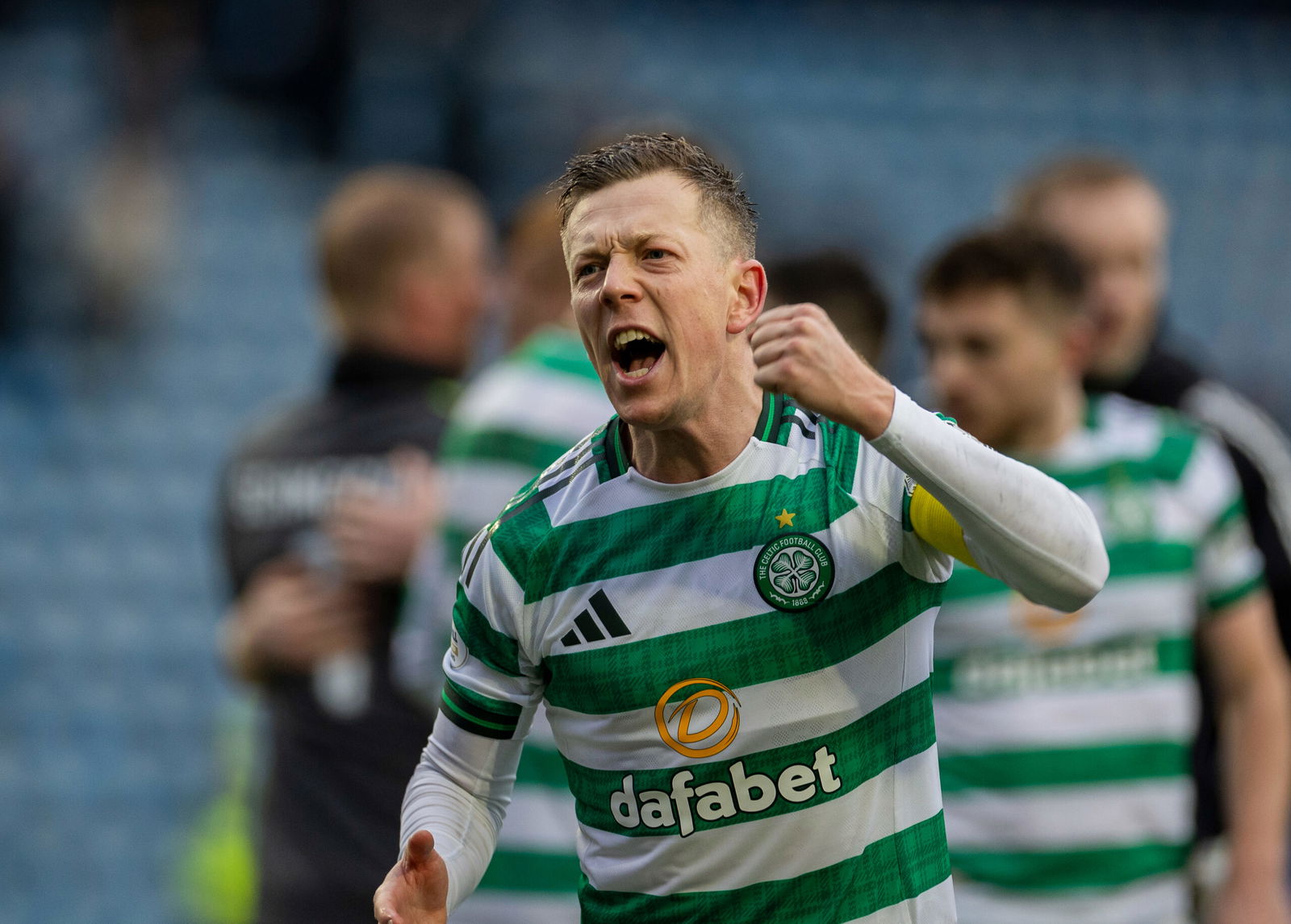 celtic fc captain callum mcgregor, rugby park