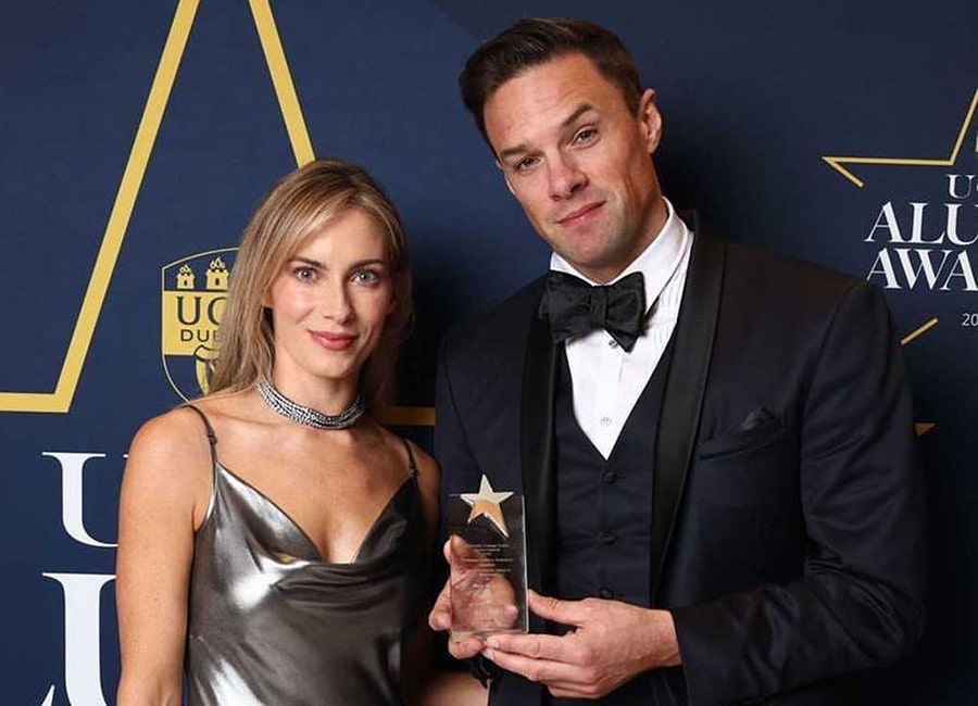 Louize Carroll and Bressie at the UCD Alumni Awards 2022