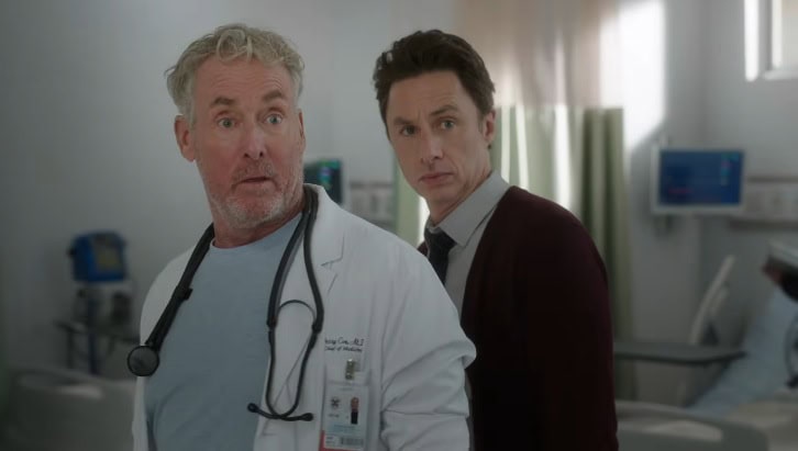 Return to Sacred Heart Hospital in the Scrubs revival trailer
