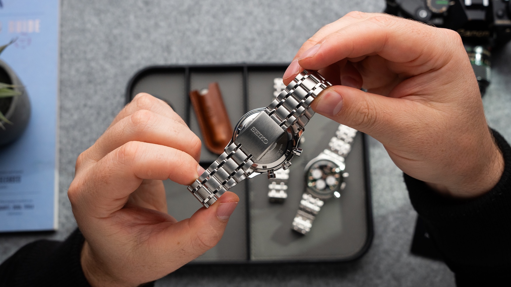 Seiko Mecha Quartz Vintage Chronograph 8