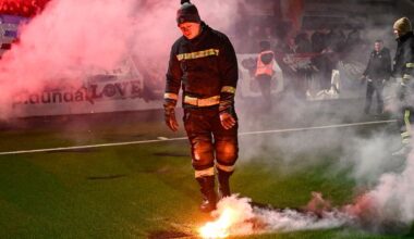 Drogheda hit with €15k fine and temporary away fan ban over flare damage