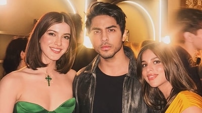 Shanaya Kapoor shares a close bond with Suhana Khan and Aryan Khan since childhood.