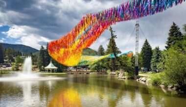 Colorful floating sculptures will fly over downtown Denver this summer