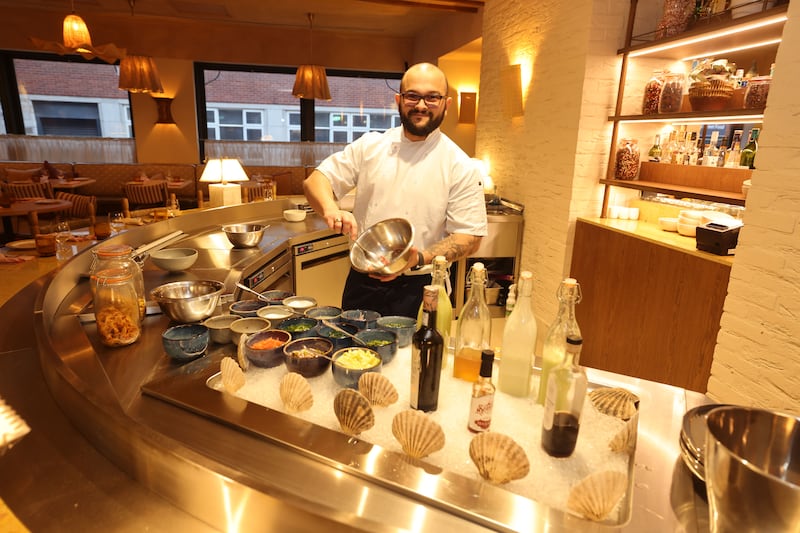 Ceviche chef Savio Benicio at Cantina Valentina. Photograph: Alan Betson