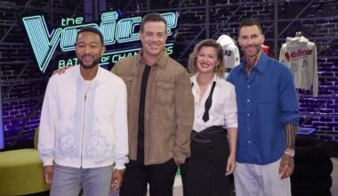 'The Voice' Season 29 coaches with Carson Daly