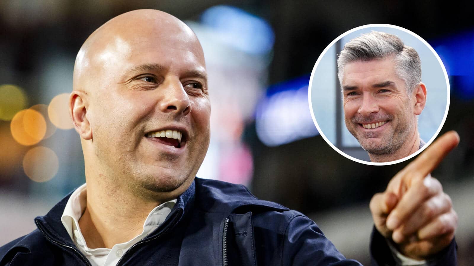 Liverpool manager Arne Slot and sporting director Richard Hughes - copyright TEAMtalk