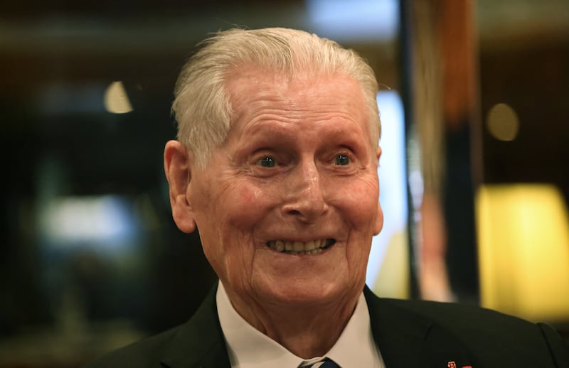 Michael Smurfit has won the Distinguished Leadership award as part of the eighth Irish Times Business Awards. Photograph: Bryan O’Brien/The Irish Times 