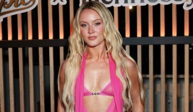 Zara Larsson's Rabanne Micro Minidress With Bold Cutout Hangs by a String