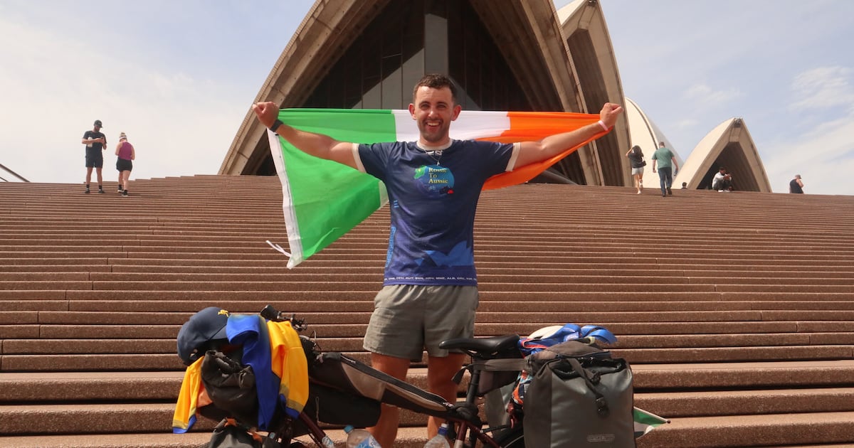 Irish man finishes 30,000km cycle from Roscommon to Australia – The Irish Times