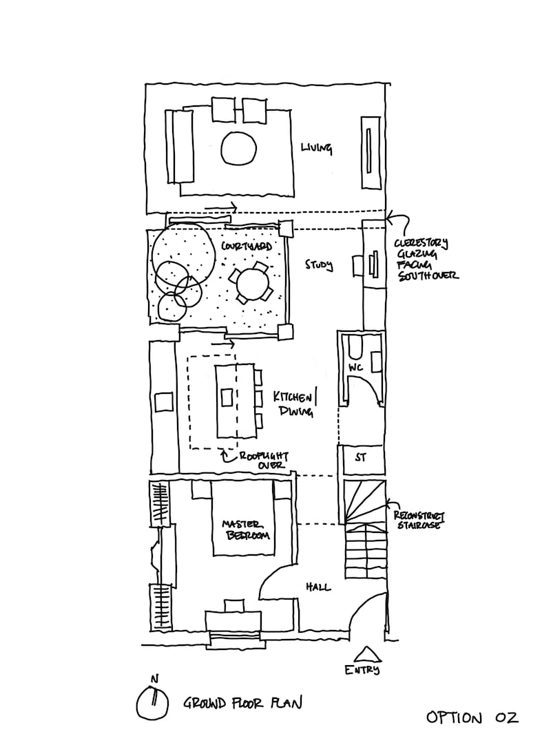 Makeover: plan for option 2