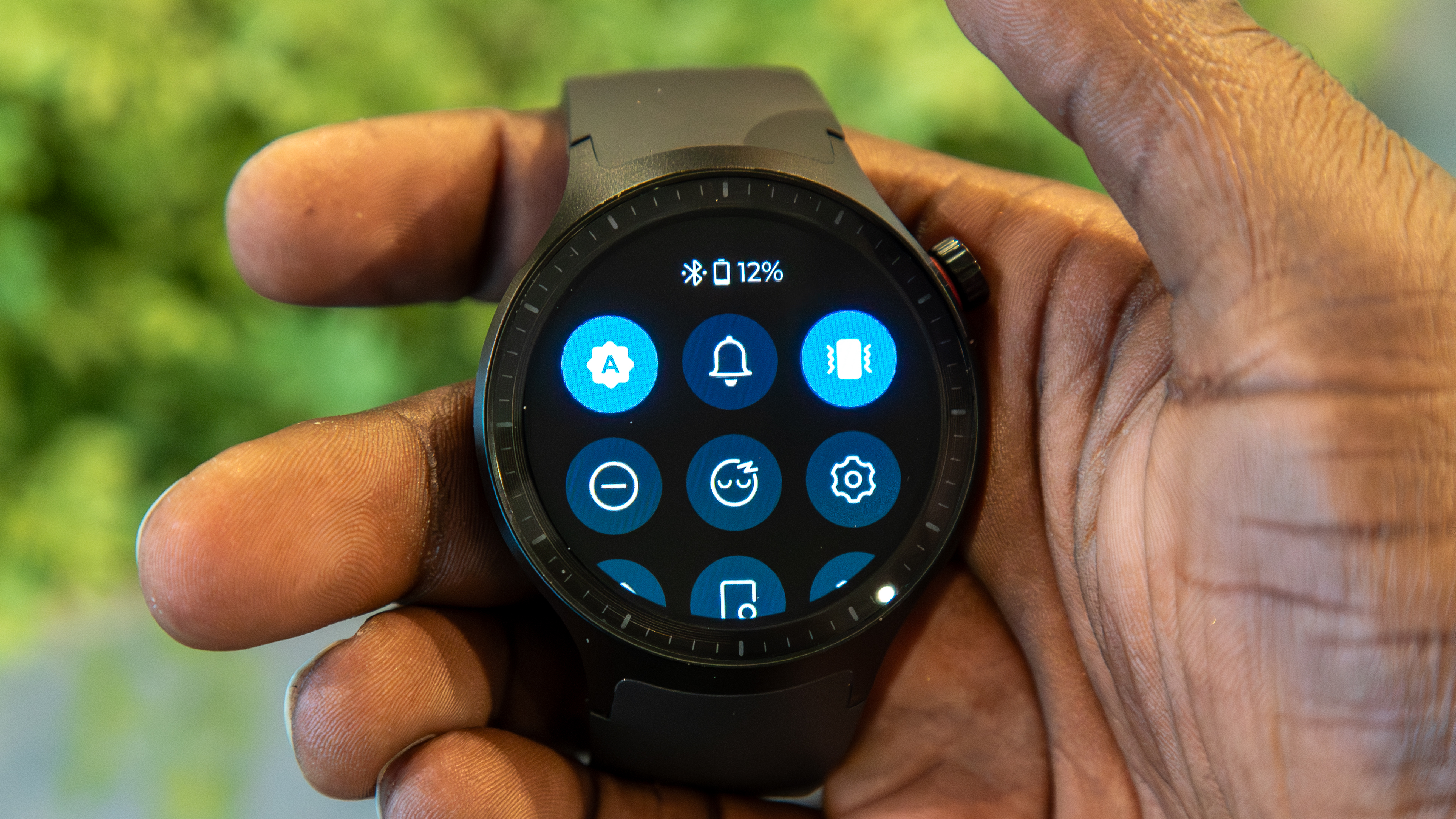 Moto Watch quick settings