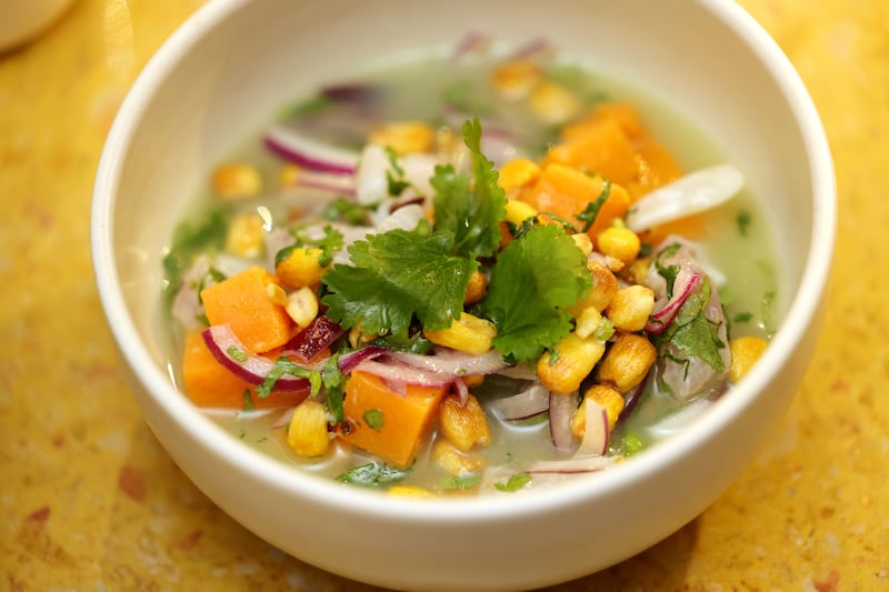 Classic ceviche. Photograph: Alan Betson