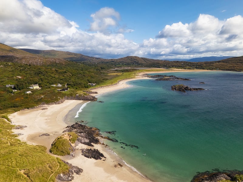 Derrynane beach in Co Kerry