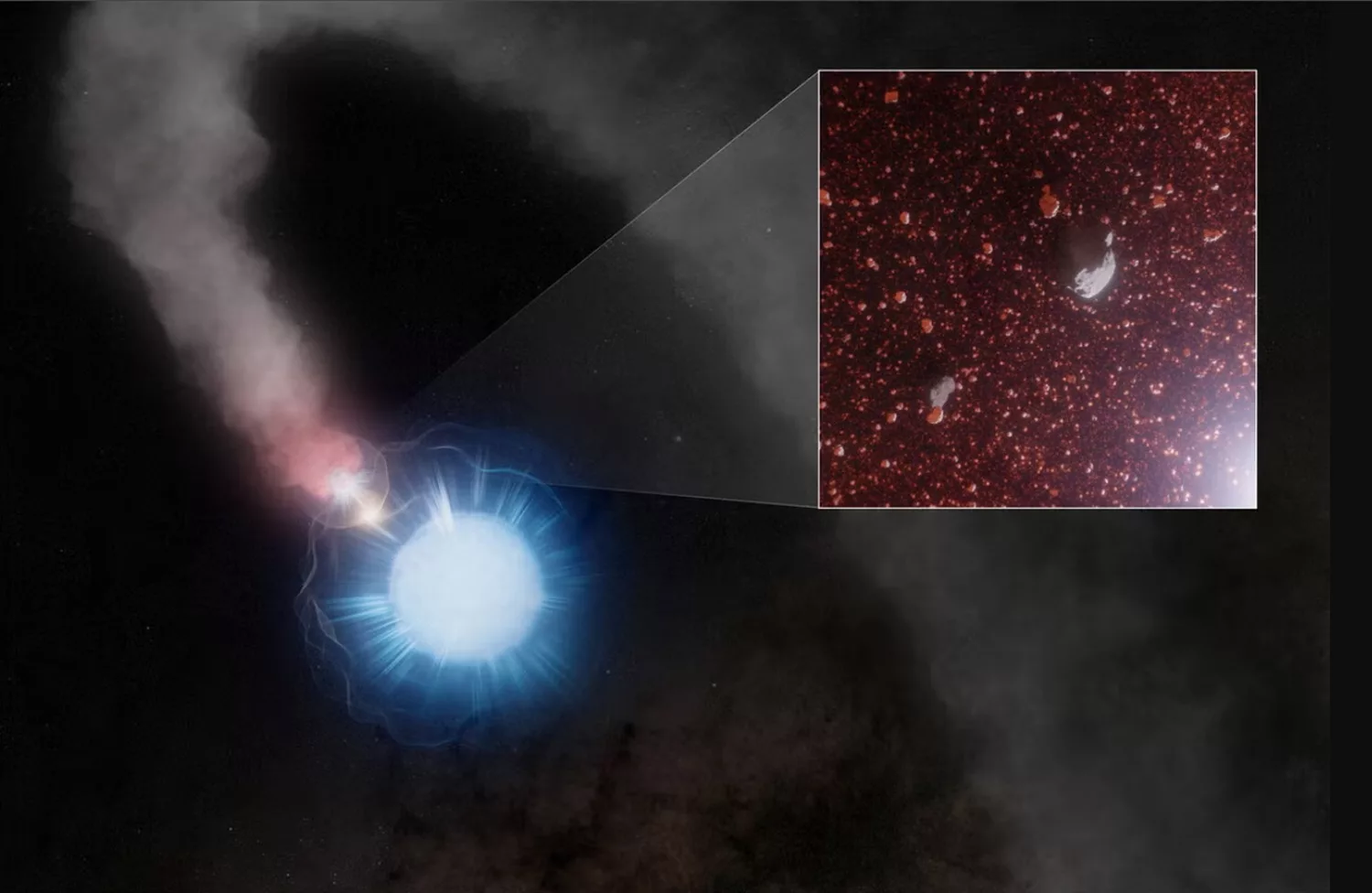 Study reveals carbon dust production in massive binary systems