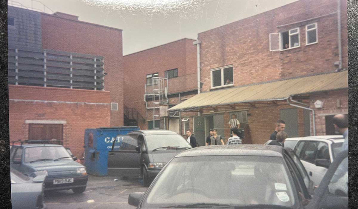 Take That leaving HMV 1992