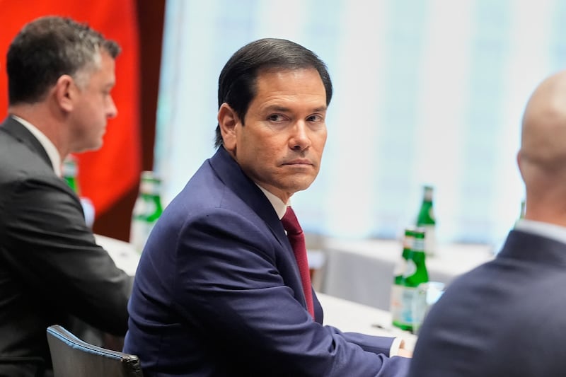 US secretary of state Marco Rubio in Munich on the sidelines of the Munich Security Conference. Photograph: Alex Brandon/AFP/Getty